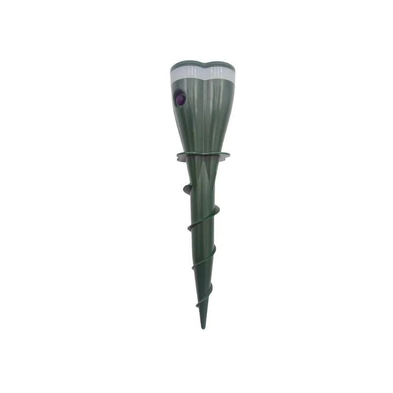 Solar ultrasonic cat repeller in flower shape for garden and courtyard outdoor use
