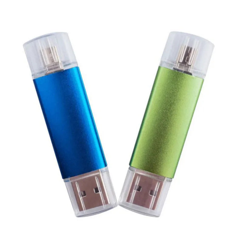 Caike aluminium alloy USB 2.0 flash drive in silver colour, compact portable design