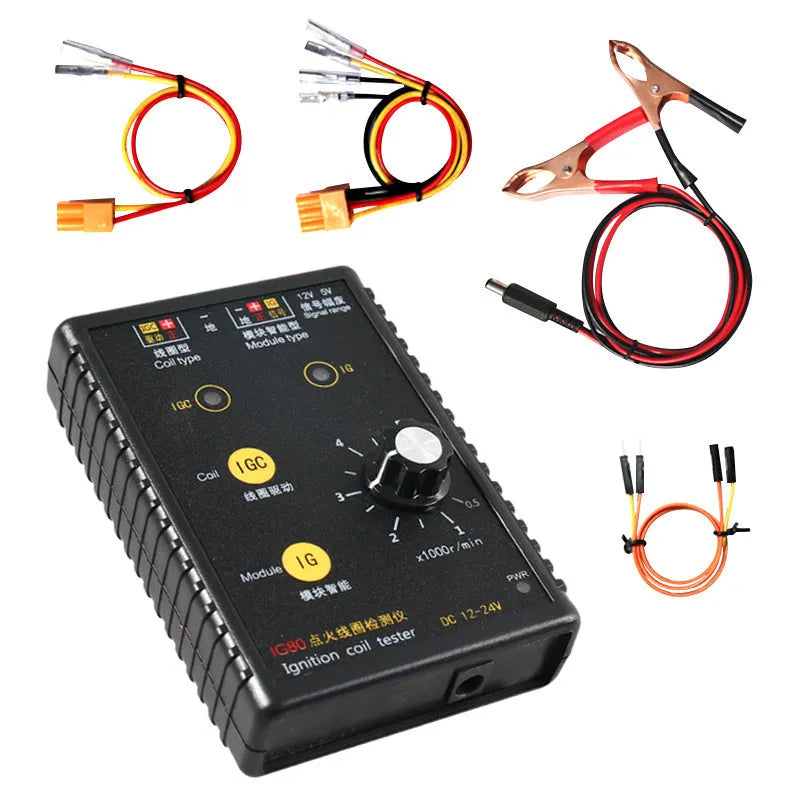 IG80 automobile ignition coil detector for natural gas and gasoline vehicles diagnostic tool
