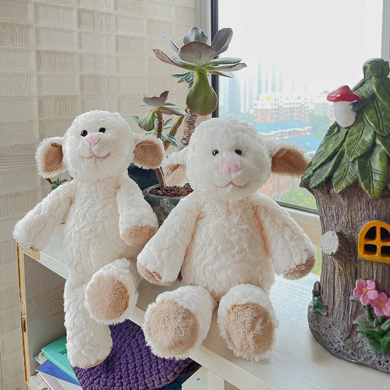 Super soft short plush animal plush doll in embossed design, 35cm full length