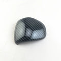 Smart RunK3 carbon fibre pattern gear shift head cover made from black ABS plastic