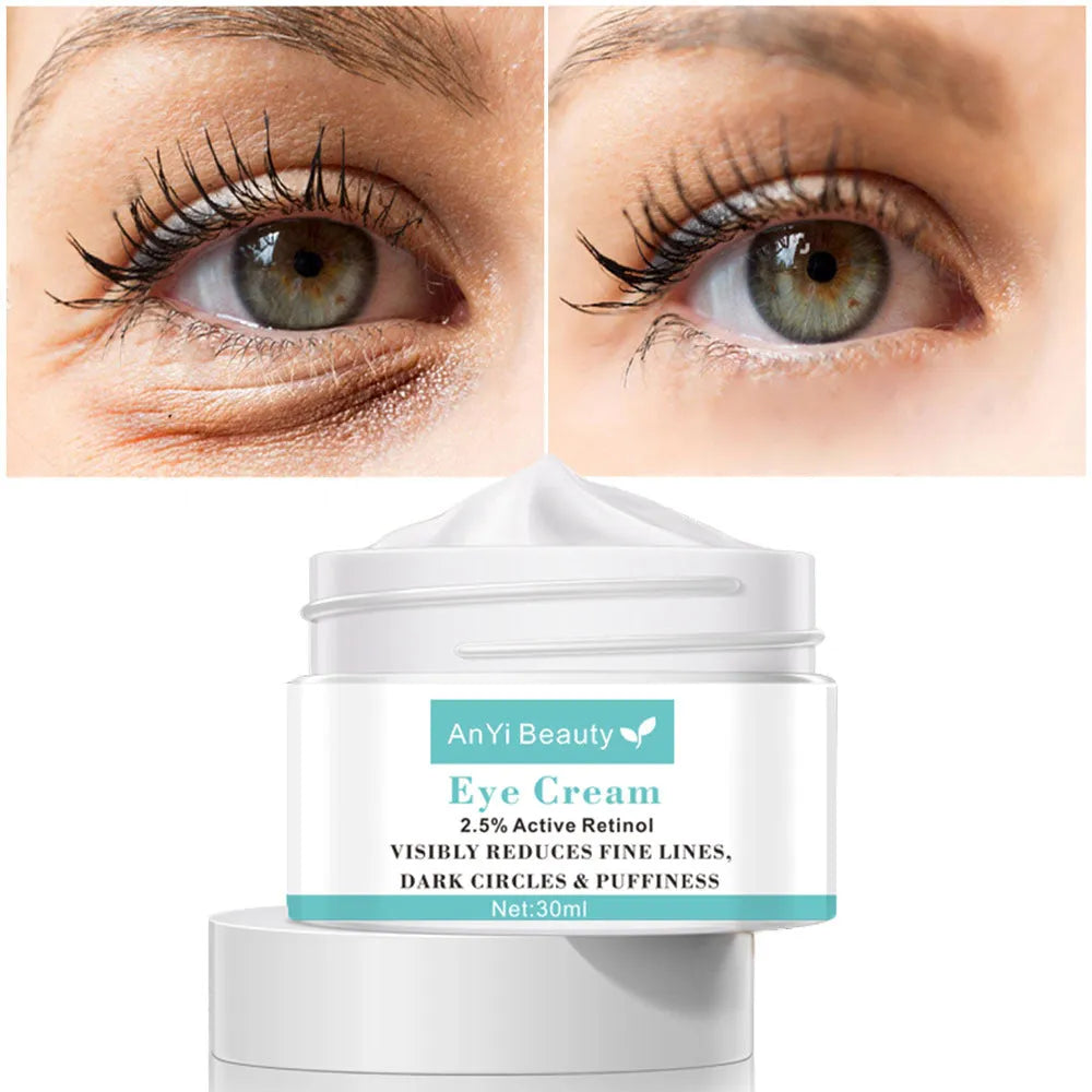 30ml eye cream container for women's under-eye skincare with moisturising formulation