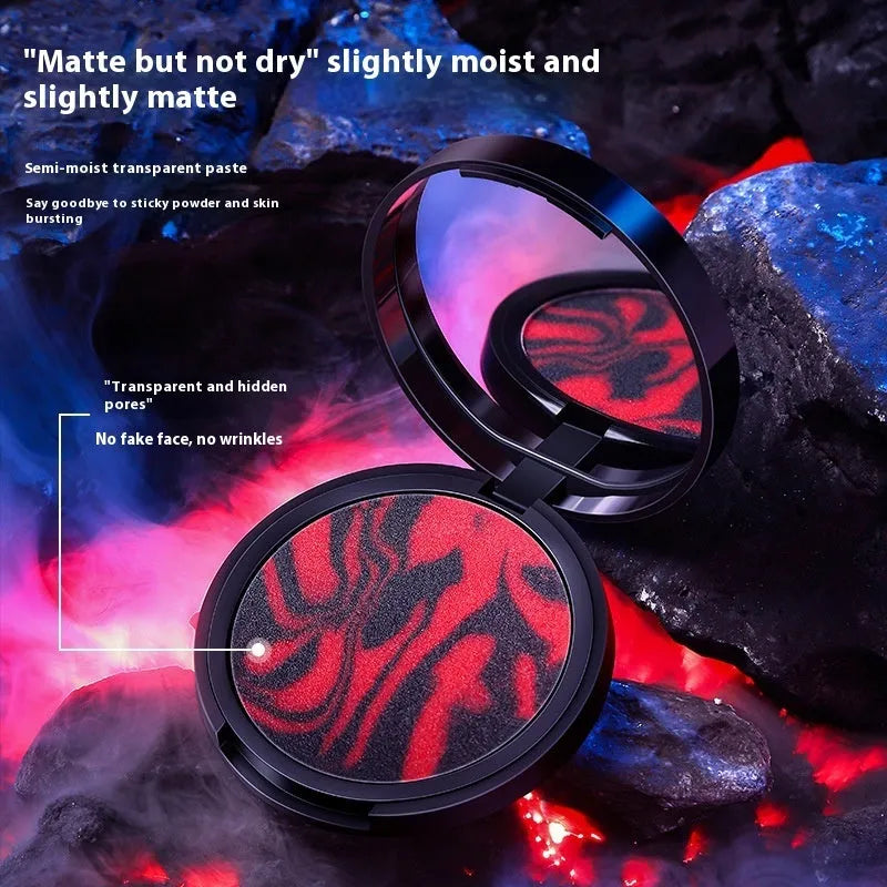 New Transparent Lava Oil Control Powder compact with lava powder shade, full face setting powder for oil control and brightening