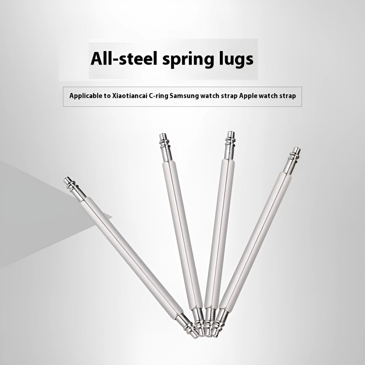 304 stainless steel watch ear 15mm spring bar 1.5mm diameter metal watch accessory