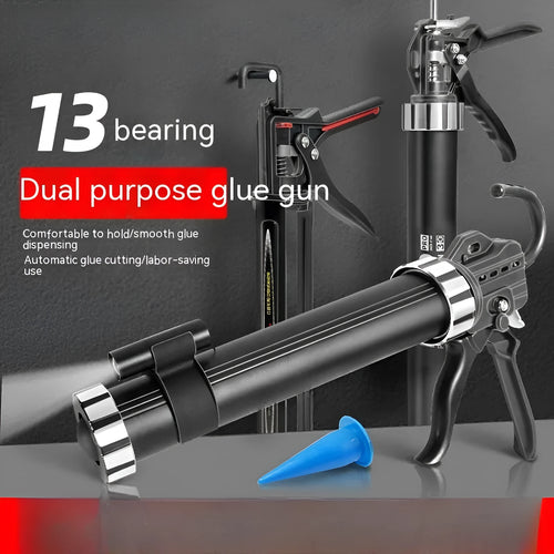 13 bearing aluminium alloy automatic adhesive breaking glass glue gun for sealants