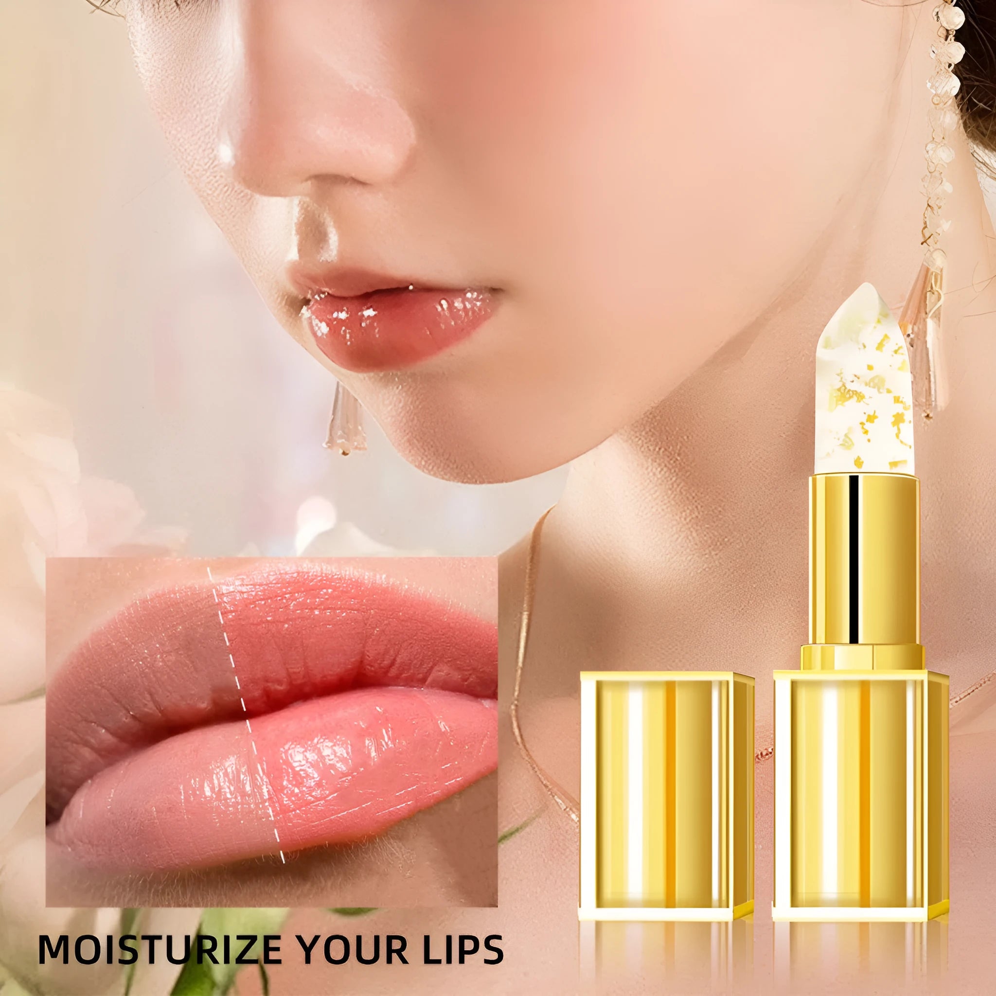 Anti-smudge gilding warm colour-changing lipstick in 3.5g size with universal skin compatibility