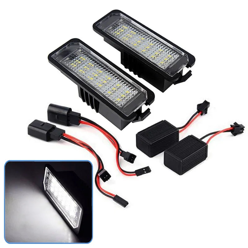 Volkswagen LED license plate light bulb with SMD LEDs for Golf Polo Phaeton.