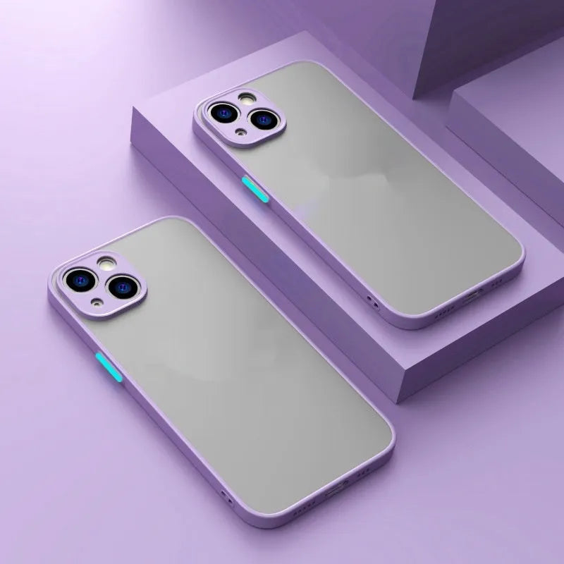 Frosted magnetic iPhone case in Dark Moon Green colour, showing textured back and compatible with iPhone 15 Pro.