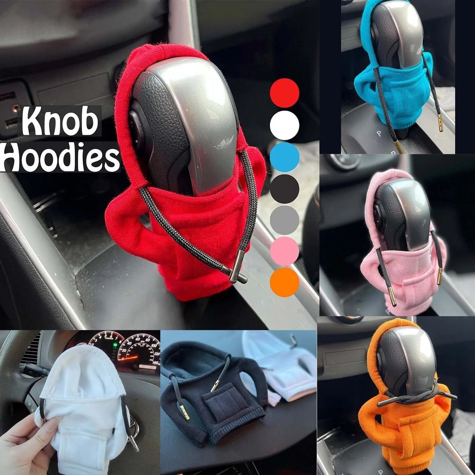 Pure cotton car gear lever sweater decoration in six colour options