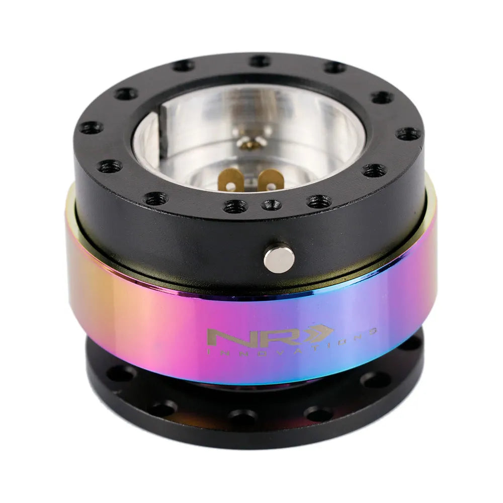 Colourful car steering wheel modification base with quick-release device and height adjustment insole