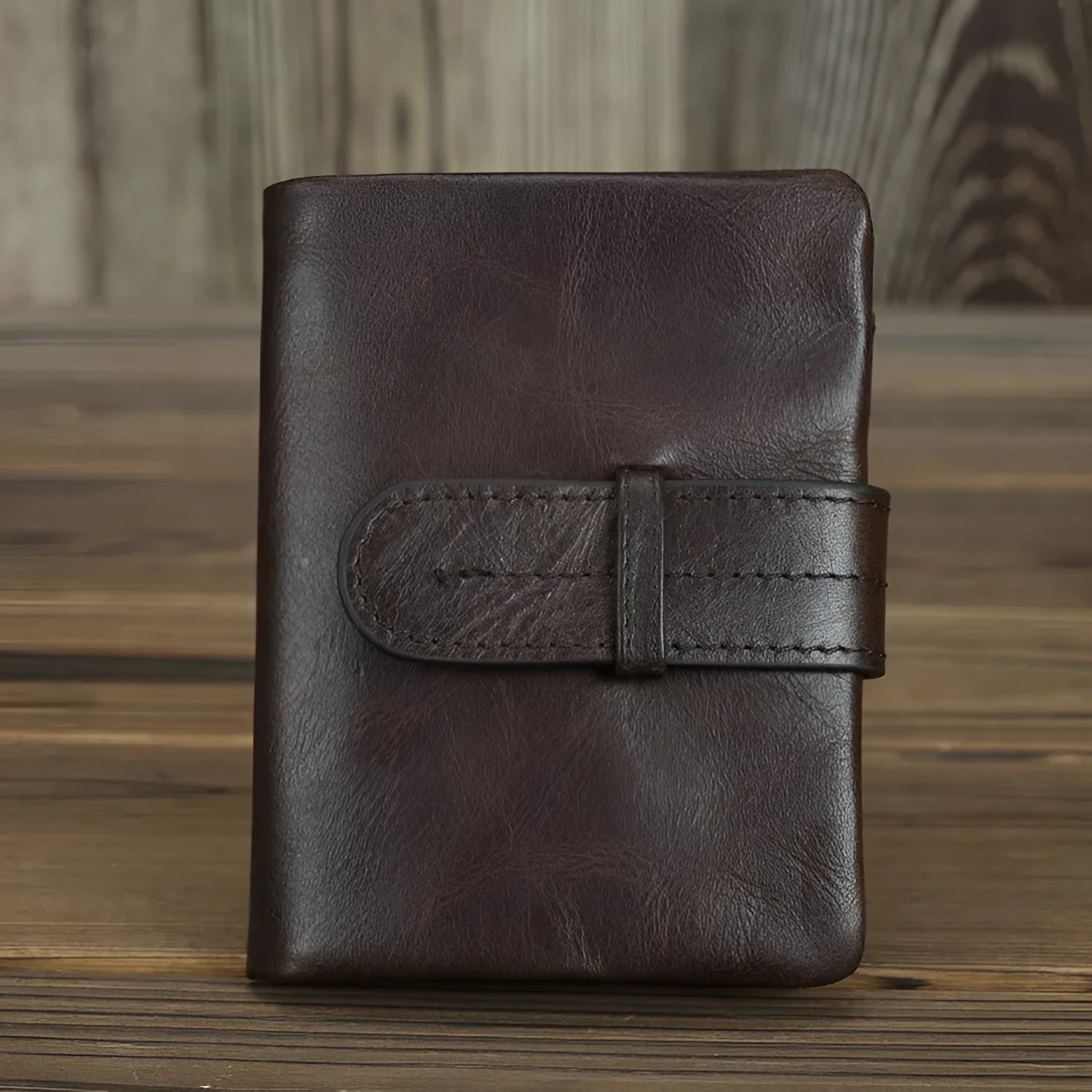 Genuine leather women's wallet with multiple card slots in a choice of solid colours.