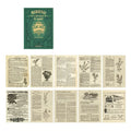 Pack of 10 A5 art paper envelopes showing eight different printed designs for gifting.