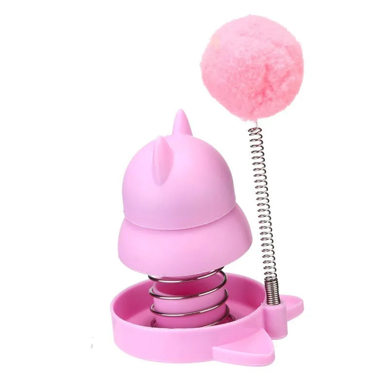 Compact 55x55mm mint ball cat toy for interactive play and dental care