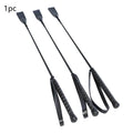 Short low carbon steel rider whip for obstacle training on flat surface
