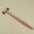 Brass hammer with wooden handle for watch repair and jewellery dismantlement