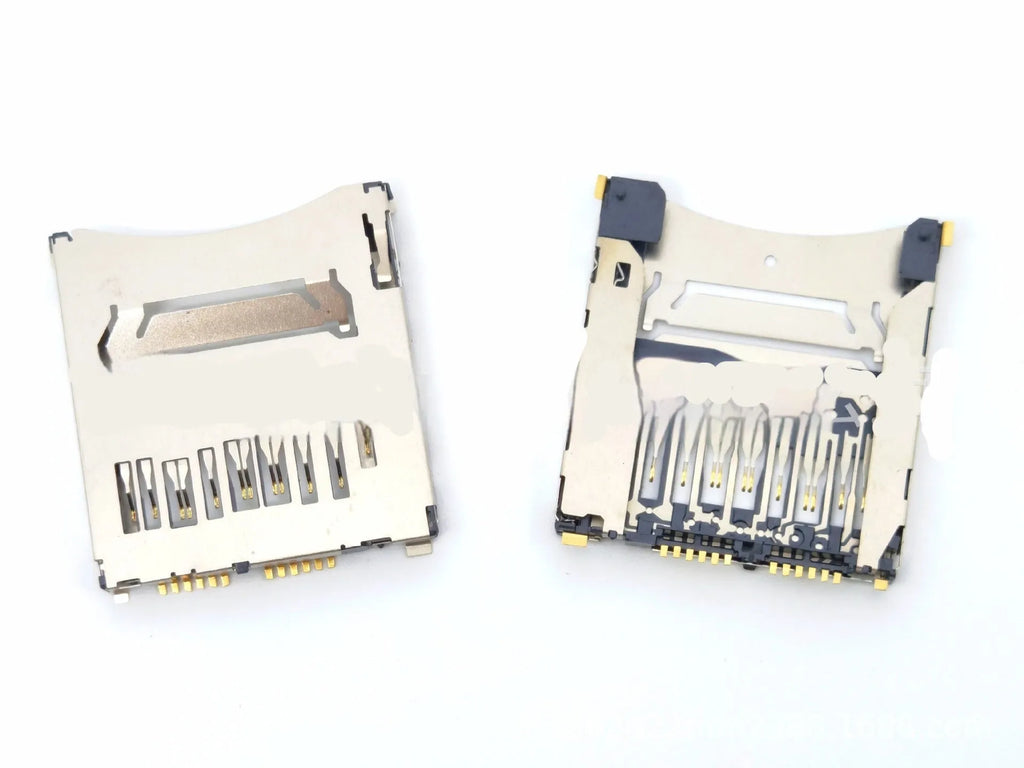 Alloy camera memory card slot accessory showing high foot and low foot mounting profile options