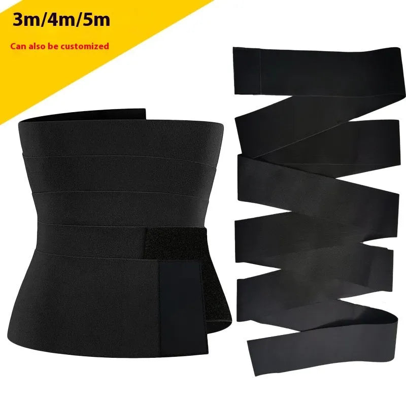 Polyester waist trainer exercise restraint belt in 10cm width showing length options from 1 to 8 metres