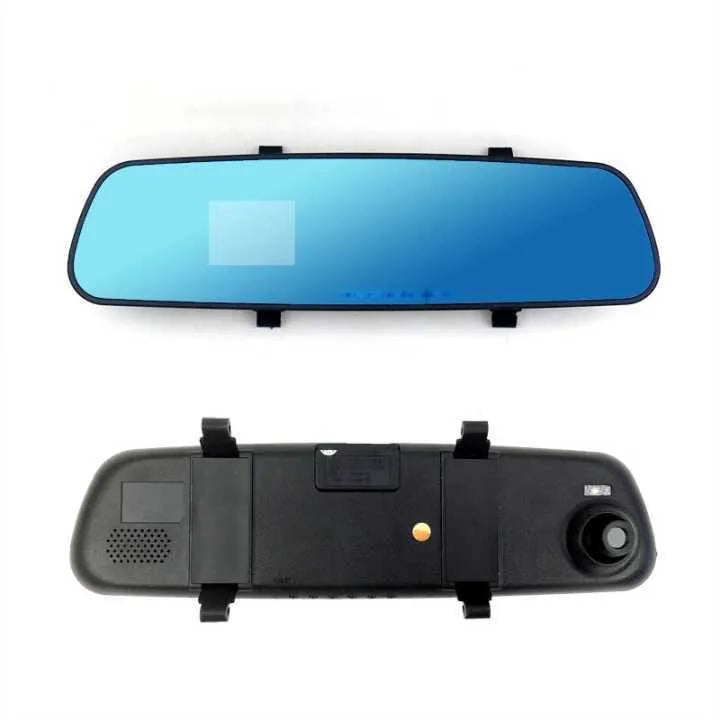 1080P HD rearview mirror driving recorder with 2.4 inch display and 100 degree lens angle