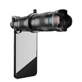 APEXEL 28 times lens black 36X magnification 199mm length multi-coated optics telephoto attachment