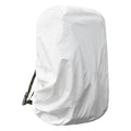 Army green PU backpack rain cover for outdoor use, shown unfolded.