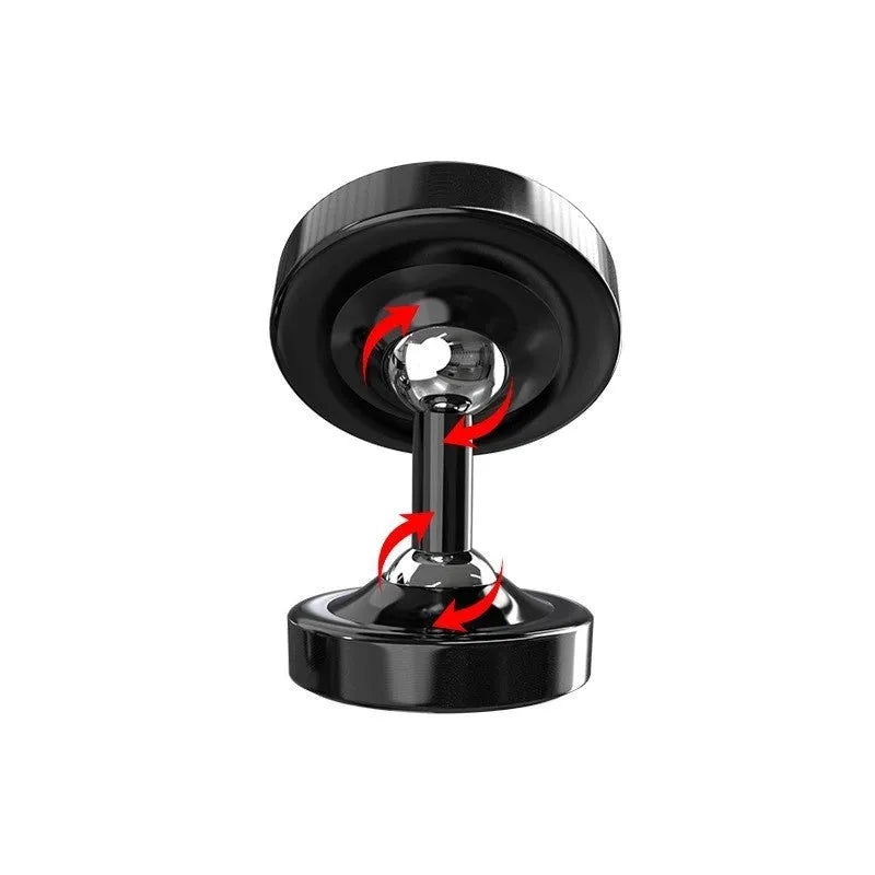Zinc alloy magnetic car phone holder for air vent mounting with magnetic plates