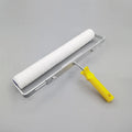 18-inch paint roller set with three brush head lengths: 6mm, 9mm, and 18mm hair options