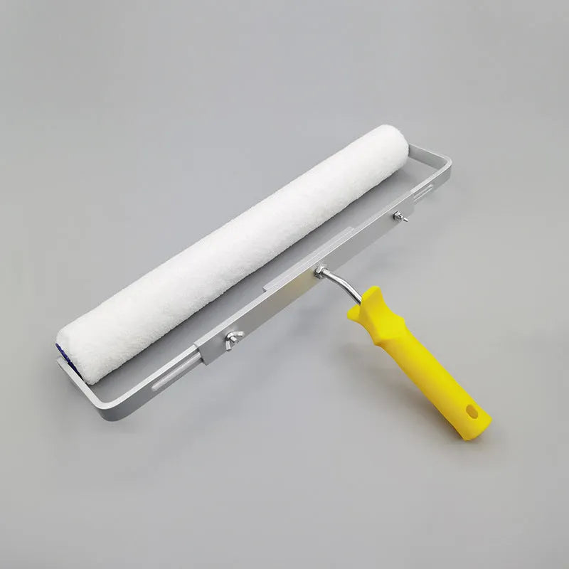 18-inch paint roller set with three brush head lengths: 6mm, 9mm, and 18mm hair options