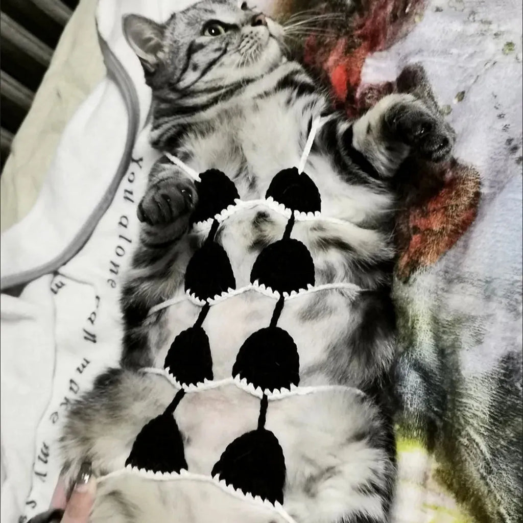 Sweet style cat bikini costume for Halloween and pet parties in various colours.