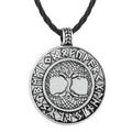 Tree of life necklace in antique silver with alloy pendant and chain