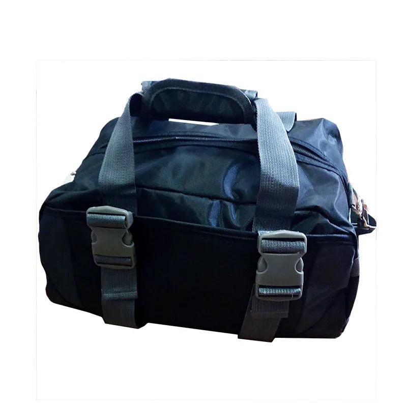 Nylon yoga and gym bag in medium or large size with carrying handles in choice of six colours
