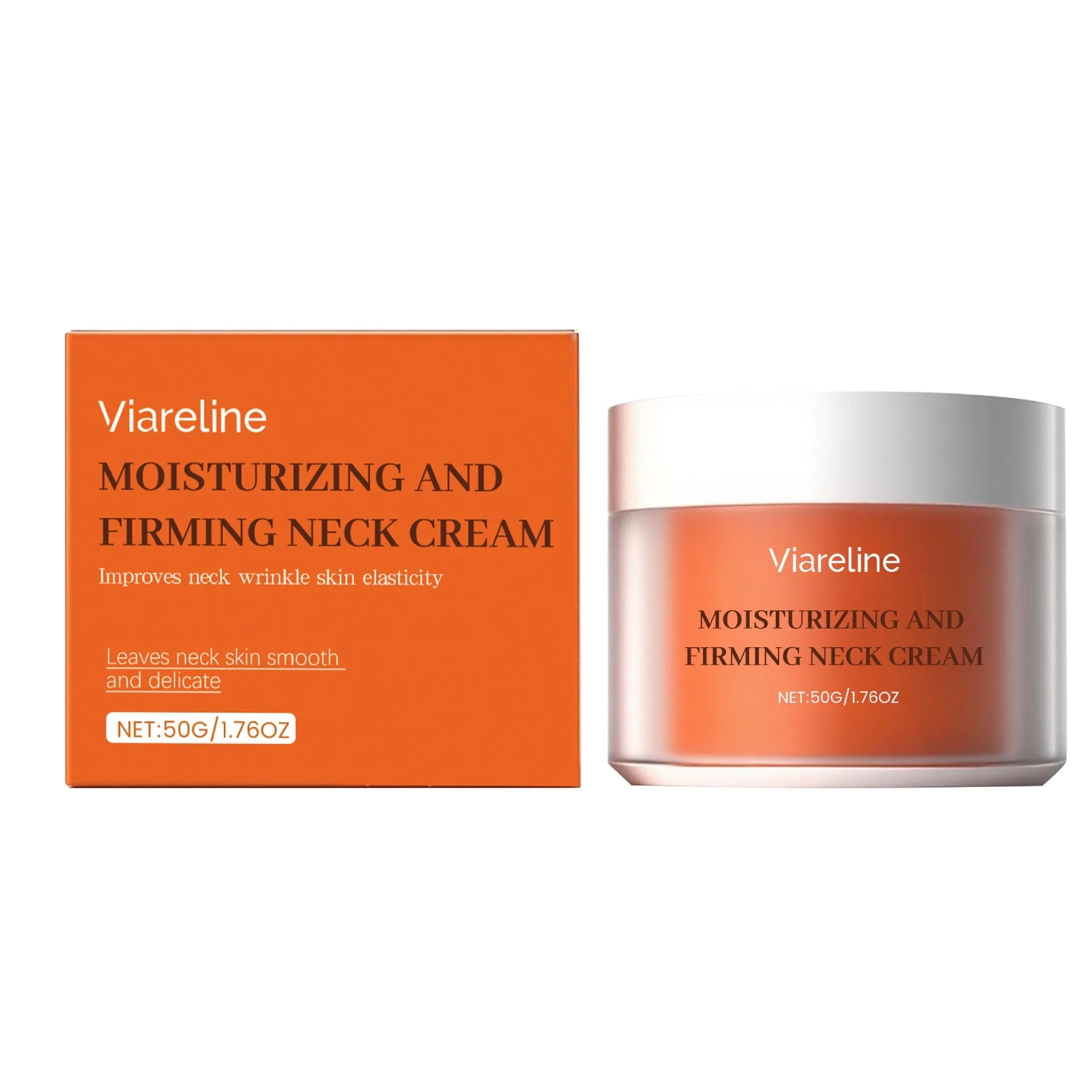 50g moisturising neck cream in 6.3x6.3x4.5cm container for neck contour care