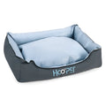 Dog bed with removable cover in small, medium, and large sizes for pets up to 30kg