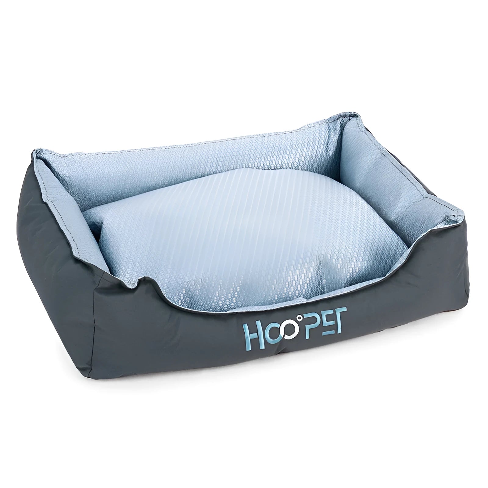 Dog bed with removable cover in small, medium, and large sizes for pets up to 30kg