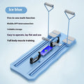 Multi-functional abdominal wheel fitness board in blue or pink colour with five exercise options