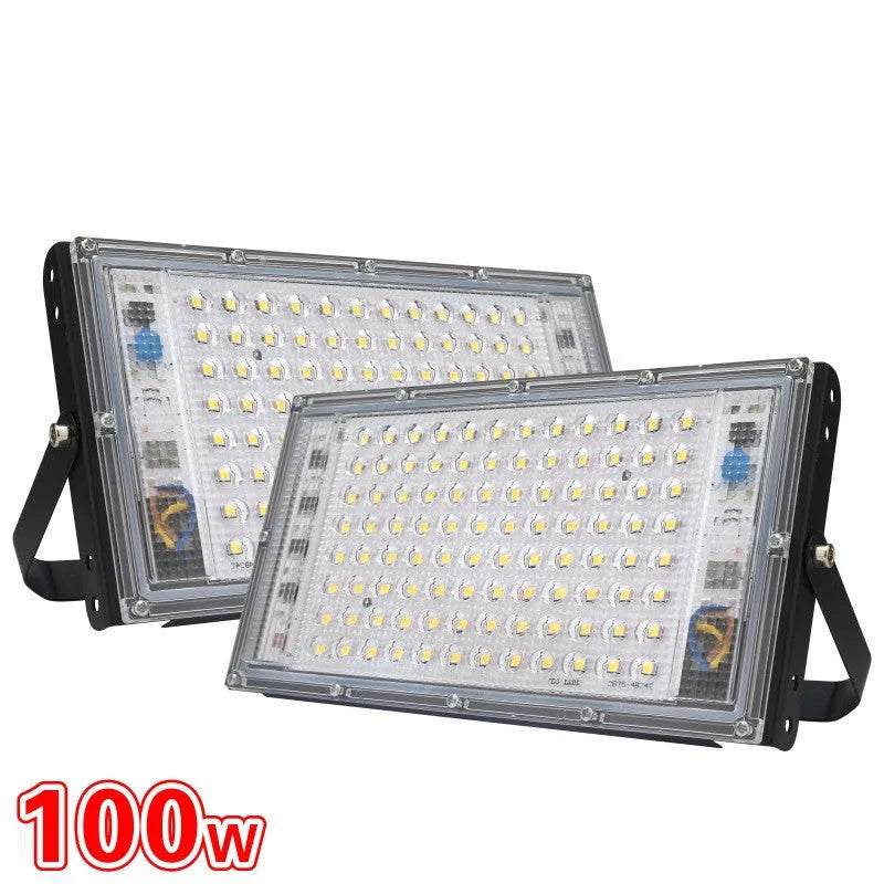 LED light with 96 lamp beads, 8000LM output, 360-degree angle, aluminium shell, IP65 rating, 125mm x 240mm
