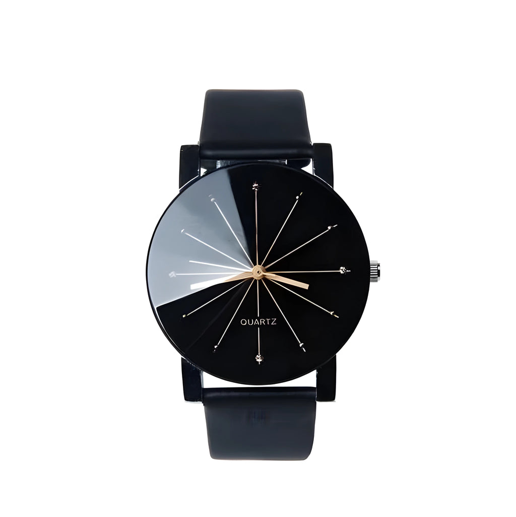 Impressionist watch with sweetheart meridian strap and round analogue dial on a light background