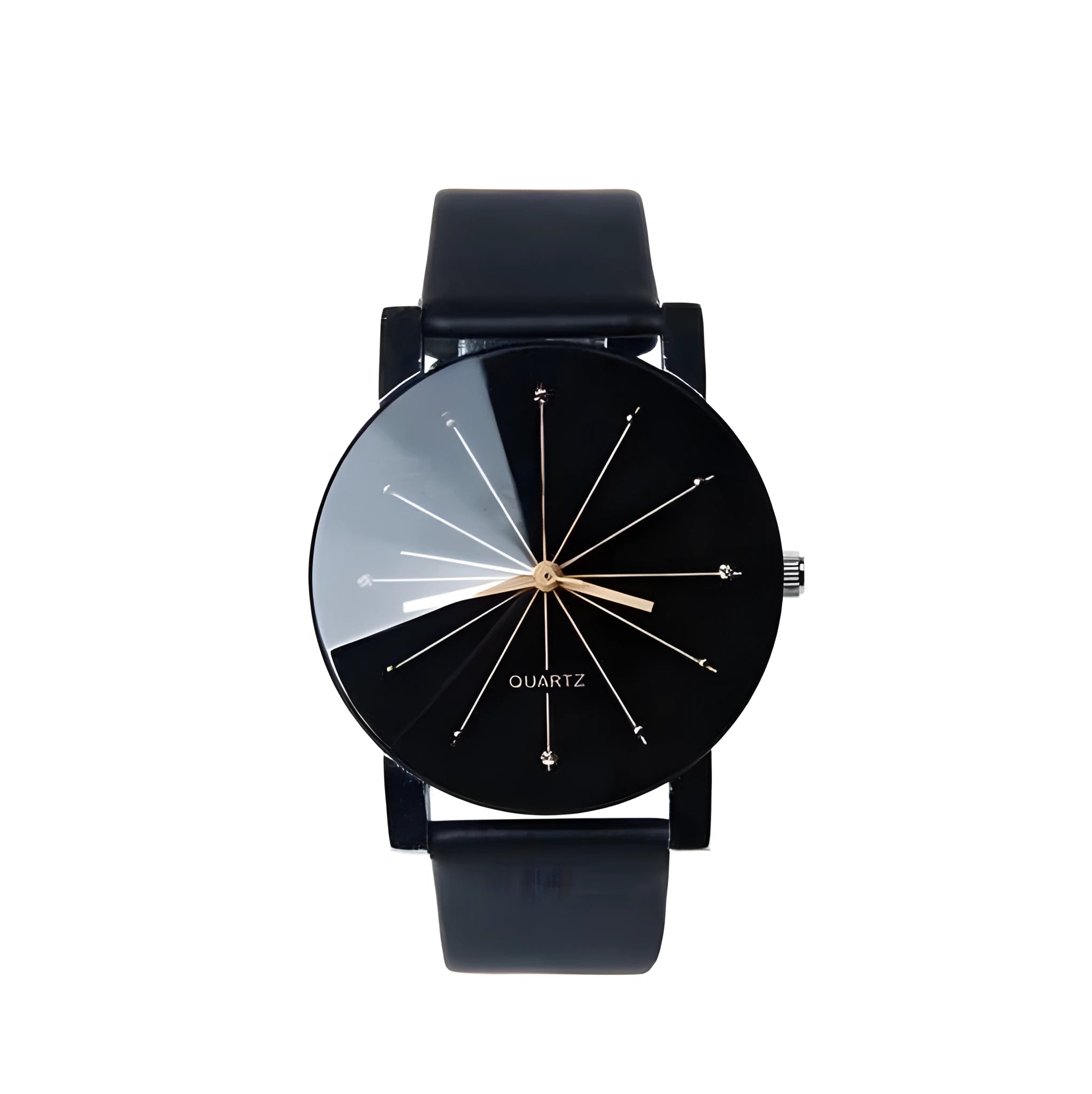 Impressionist watch with sweetheart meridian strap and round analogue dial on a light background