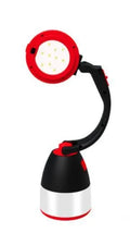 Black green 3-in-1 multifunctional LED lamp with foldable design and USB charging port