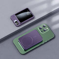 Black wireless power bank with 10000mAh capacity and MagSafe charging compatibility