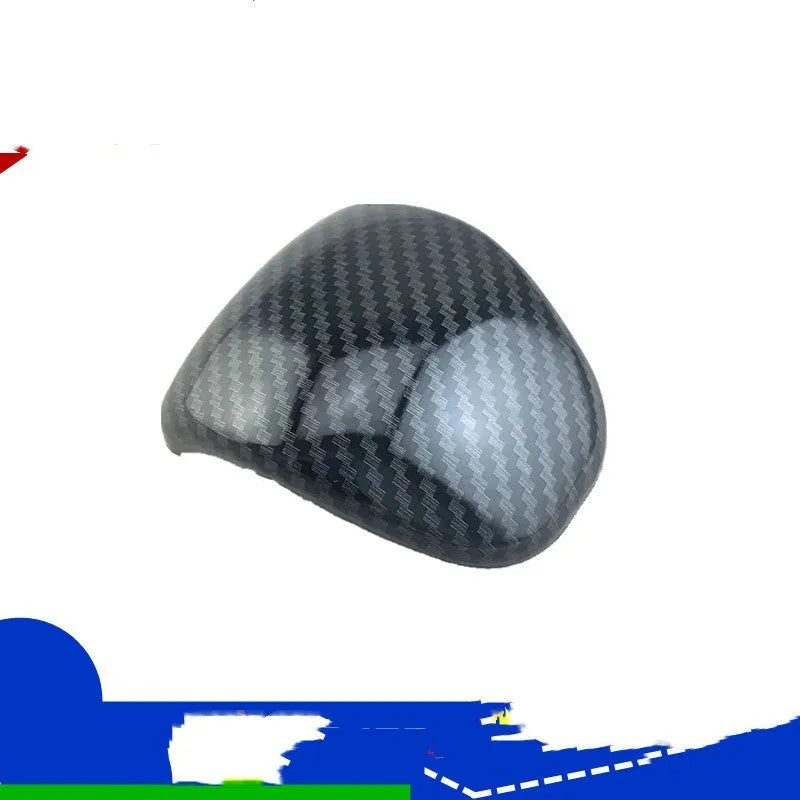 Smart RunK3 carbon fibre pattern gear shift head cover made from black ABS plastic