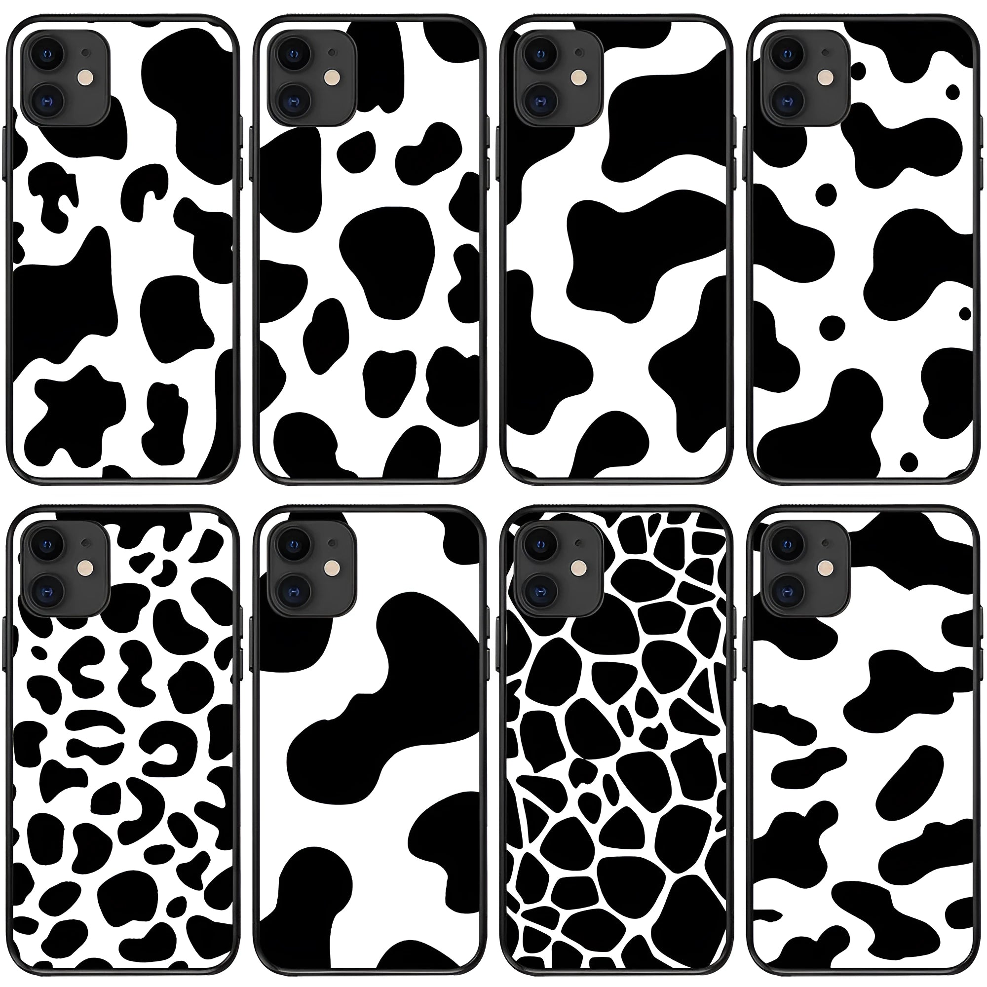 Milk pattern TPU back cover for iPhone with painted graffiti design