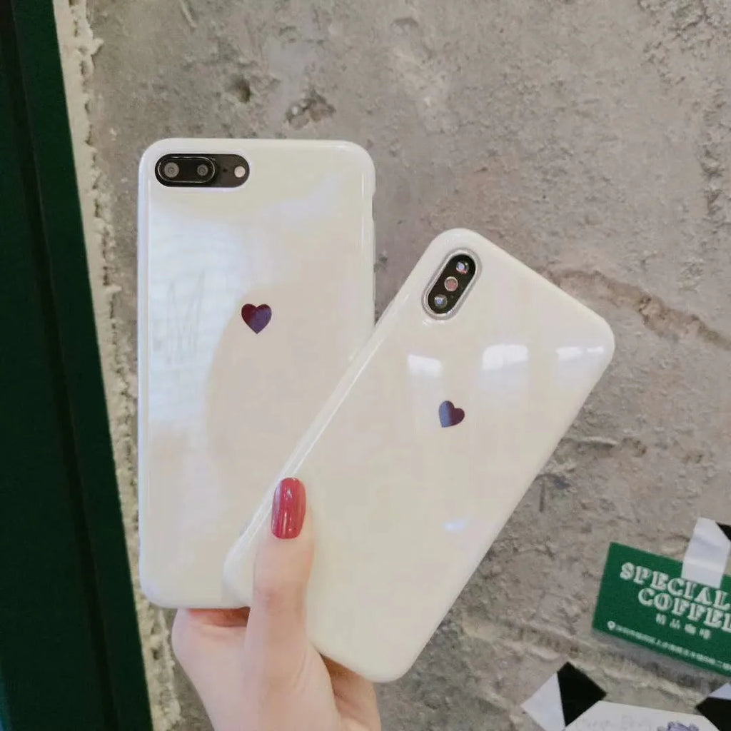 Slim Bluwhite iPhone case with blue light filter for iPhone models 6, 7, 8, and X.