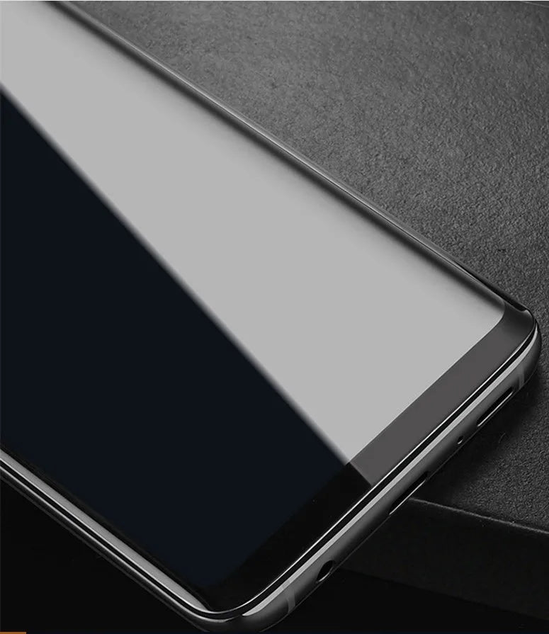 Tempered glass screen protector for Samsung Galaxy with anti-fingerprint and HD features