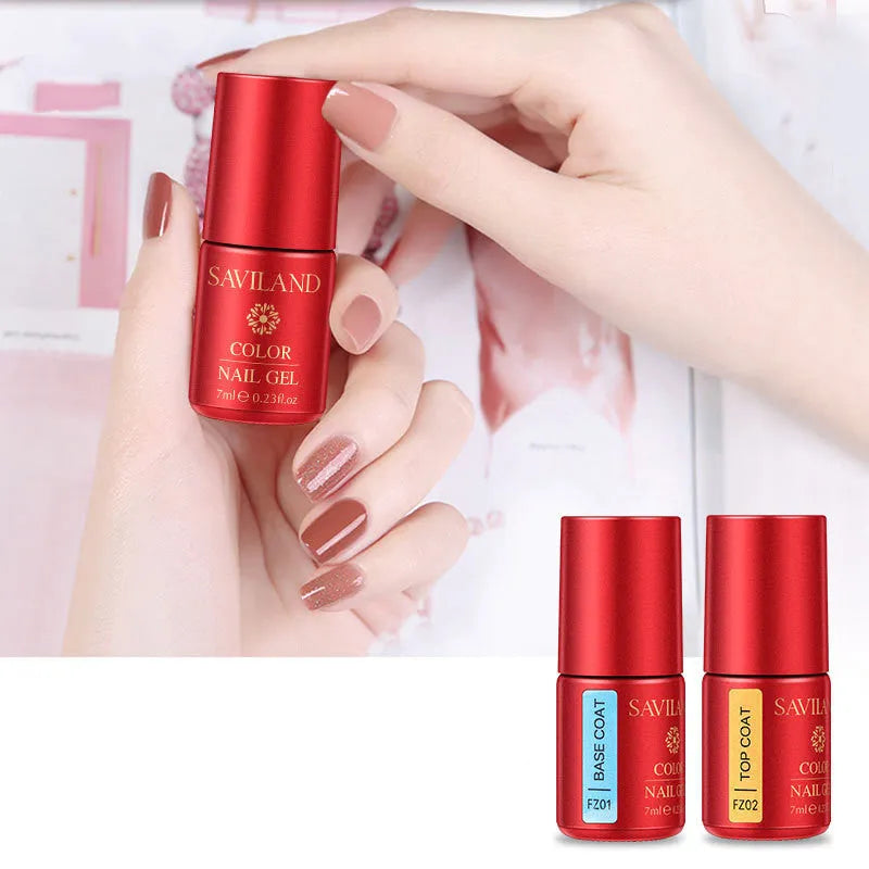 Transparent lasting phototherapy glue 7ml resin nail gel with frosted bottom seal in a colour option for nail art