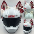 ABS helmet ears and tail ornament, 62cm+ fit, motorcycle helmet decoration