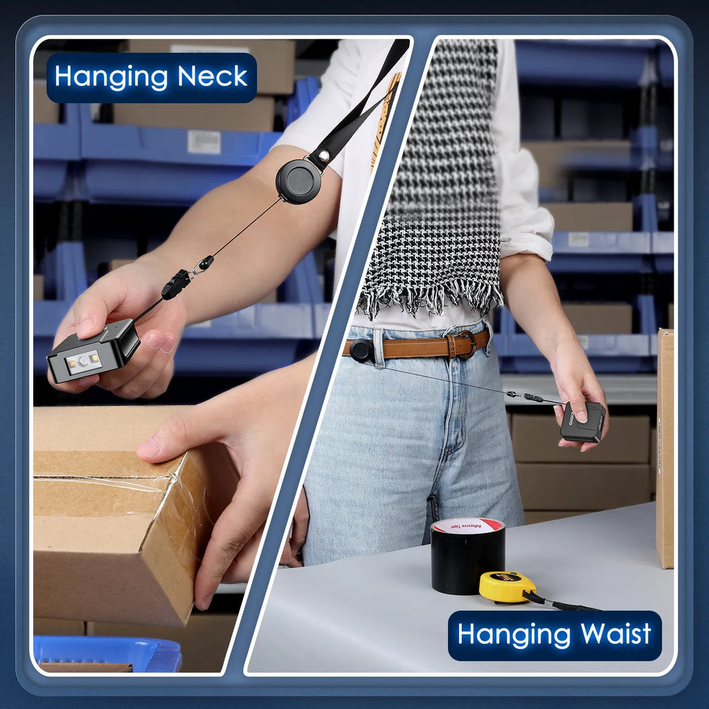 Bluetooth wrist-mounted barcode scanner glove with handheld scanning unit