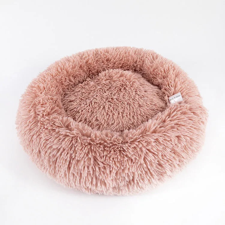 Plush pet sleep bed with anti-skid bottom, waterproof and moisture-proof, 40-120cm