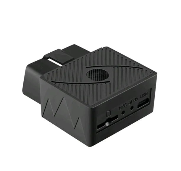 Black ABS car OBD GPS tracker model STR03 with satellite positioning and five alarm modes