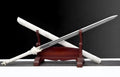 Shaoshi Integral Precious Sword 108cm unsharpened katana with 65 manganese steel blade and solid wood leather scabbard