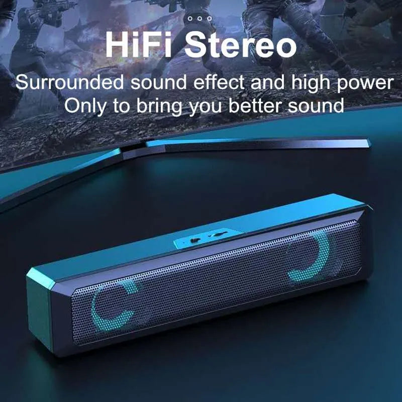 Wired Sound Blaster Bluetooth speaker with USB power and manual impeller control